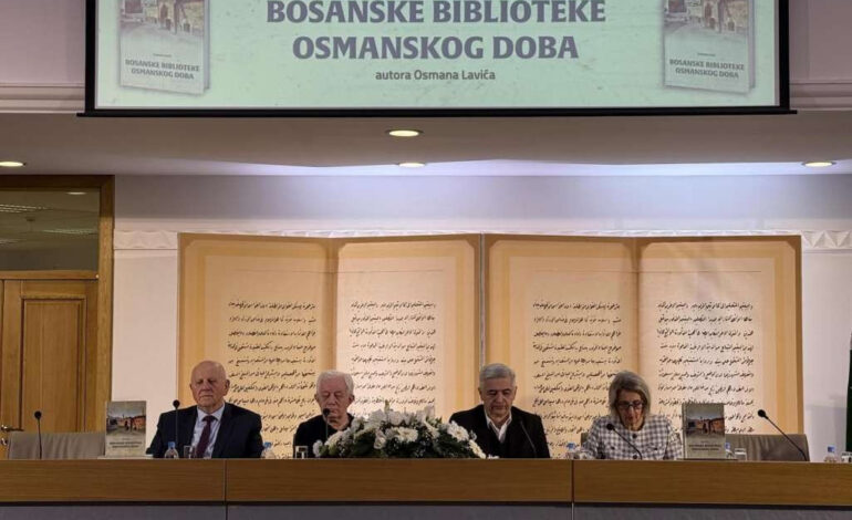 Promovirana knjiga Osmana Lavića “Bosanske biblioteke osmanskog doba”